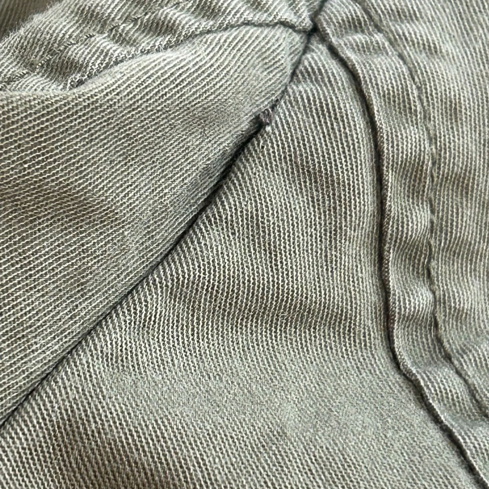Jessica Simpson Sahara Olive Green Military Utility Jacket Cargo Frayed Hem M - Picture 4 of 16